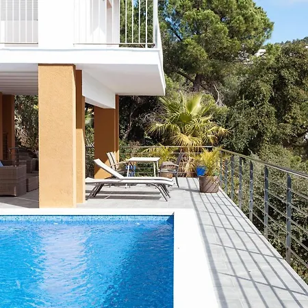 Villa House In A Garden With View